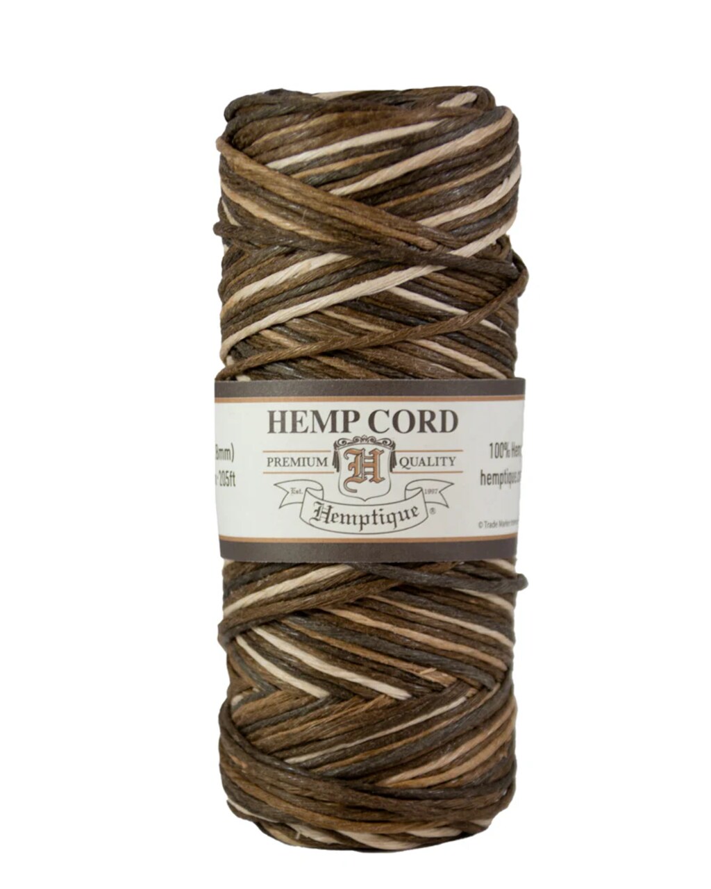 Hemptique 1.8mm Variegated #48 Hemp Cord Spools Jewelry Bracelet Making Crafting Scrapbooking Bookbinding Mixed Media Crocheting Macrame Gift Wrapping Outdoor Gardening